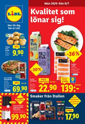 Lidl-katalog i Gävle | Nationell ERBJUDANDEN VECKA 27 | 2025-06-30T00:00:00.000Z - 2025-07-06T00:00:00.000Z