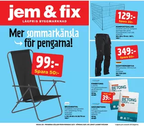 Jem&Fix-katalog i Lidköping | Jem&Fix reklamblad | 2025-06-22T00:00:00.000Z - 2025-06-29T00:00:00.000Z