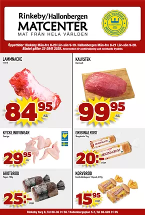 Matcenter-katalog | Veckans erbjudanden Matcenter | 2025-06-23T00:00:00.000Z - 2025-06-29T00:00:00.000Z