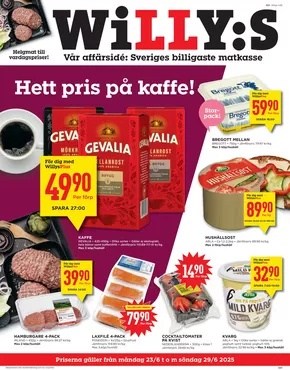 Willys-katalog i Hällaryd | Top-deals och rabatter | 2025-06-23T00:00:00.000Z - 2025-06-29T00:00:00.000Z