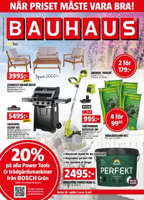 Bauhaus-katalog | Kampanjablad! | 2025-06-23T00:00:00.000Z - 2025-07-06T00:00:00.000Z