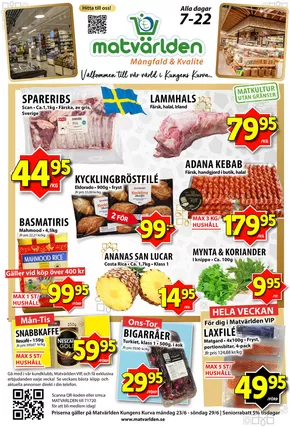 Matvärlden-katalog i Kista | Veckans erbjudanden Kungens Kurva! | 2025-06-25T00:00:00.000Z - 2025-07-01T00:00:00.000Z