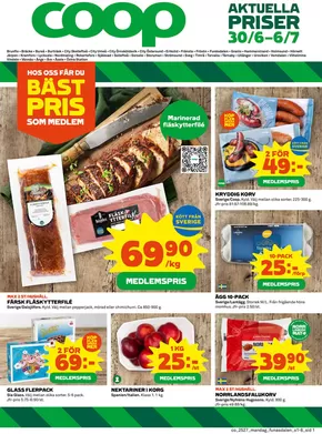 Coop-katalog i Nordmaling | Top-erbjudanden för sparrävar | 2025-06-30T00:00:00.000Z - 2025-07-06T00:00:00.000Z