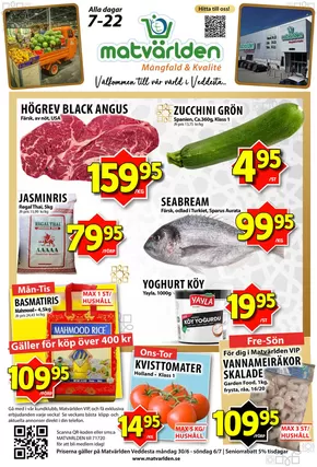 Matvärlden-katalog i Täby | Veckans erbjudanden Veddesta! | 2025-06-30T00:00:00.000Z - 2025-07-06T00:00:00.000Z