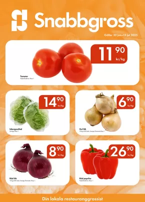 Snabbgross-katalog i Mjällby | Snabbgross Kampanjblad v. 27–28 | 2025-06-30T00:00:00.000Z - 2025-07-14T00:00:00.000Z