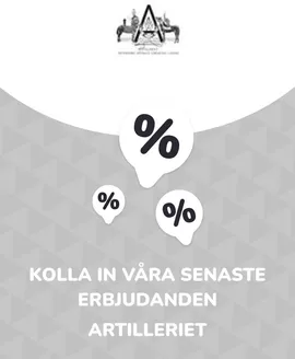 Artilleriet-katalog | Erbjudanden Artilleriet | 2025-08-01T00:00:00.000Z - 2026-08-01T00:00:00.000Z