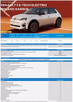 Renault-katalog i Överboda | Renault Renault 5 E-Tech electric Roland Garros | 2025-08-30T00:00:00.000Z - 2026-08-30T00:00:00.000Z