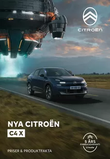 Citroën-katalog i Uppsala | C4 x | 2026-01-01T00:00:00.000Z - 2026-12-31T00:00:00.000Z