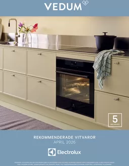Vedum-katalog i Torsby (Stockholm) | Vitvarufolder Electrolux | 2026-09-30T00:00:00.000Z - 2026-12-31T00:00:00.000Z
