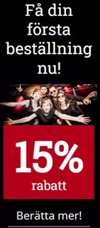 Sweden Rock-katalog i Södvik | 15% rabatt! | 2026-04-09T00:00:00.000Z - 2026-04-30T00:00:00.000Z