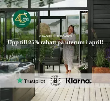 Willab Garden-katalog i Stockholm | 20-25% rabatt! | 2026-04-10T00:00:00.000Z - 2026-04-30T00:00:00.000Z