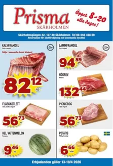 Prisma Skärholmen-katalog i Bengtsfors | Prisma Mat reklambad | 2026-04-13T00:00:00.000Z - 2026-04-19T00:00:00.000Z