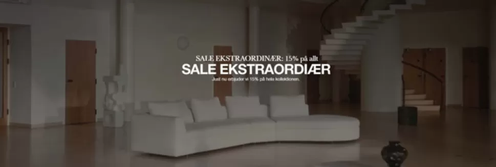 Boconcept-katalog i Torsby (Stockholm) |  SALE EKSTRAORDINÆR: 15% på allt! | 2026-04-14T00:00:00.000Z - 2026-04-27T00:00:00.000Z