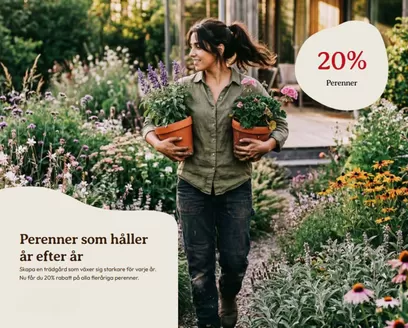 Blomsterlandet-katalog i Vännäs | 20% Perenner! | 2026-04-15T00:00:00.000Z - 2026-04-19T00:00:00.000Z