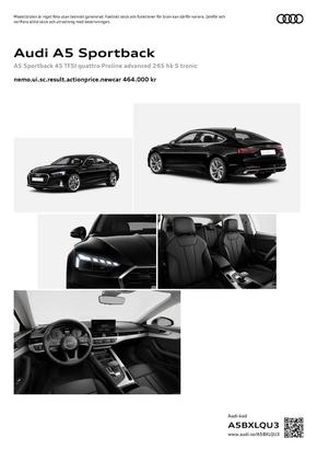 Audi-katalog i Ronneby | Audi A5 Sportback | 2024-05-04T00:00:00.000Z - 2025-05-04T00:00:00.000Z