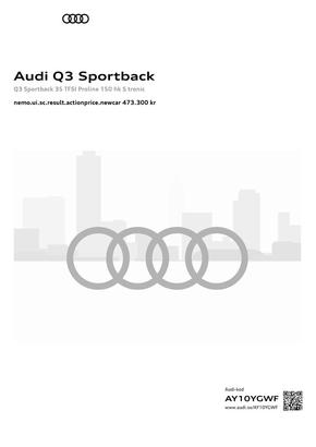 Audi-katalog i Ronneby | Audi Q3 Sportback | 2024-05-04T00:00:00.000Z - 2025-05-04T00:00:00.000Z